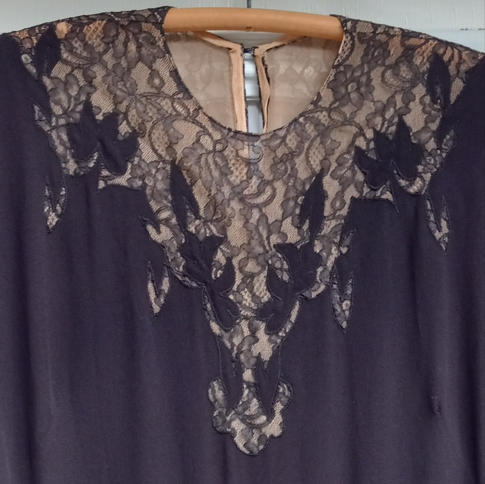 Vintage evening gown in Black